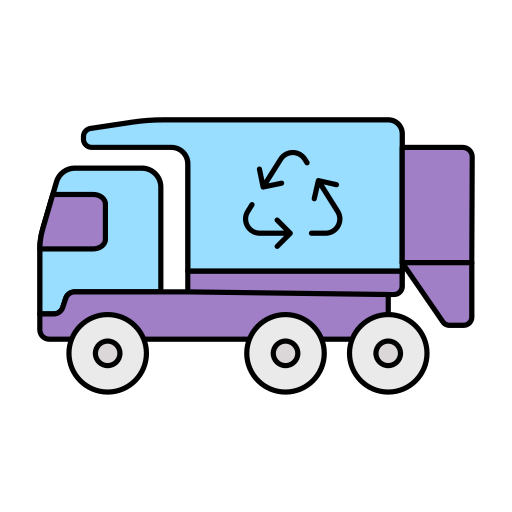 caminhão de reciclagem Generic color lineal-color Ícone