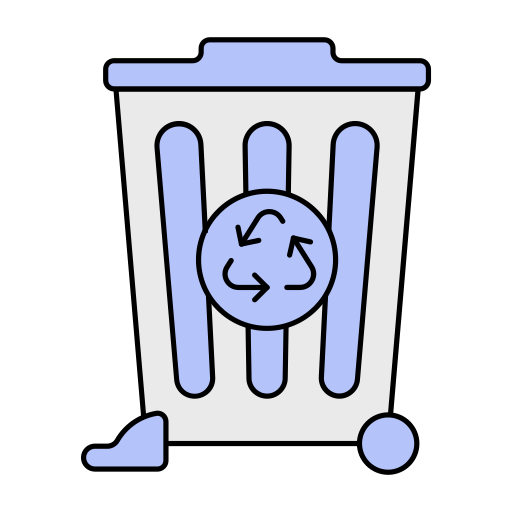 Корзина для мусора Generic color lineal-color иконка
