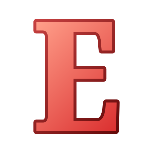 文字e Generic gradient lineal-color icon