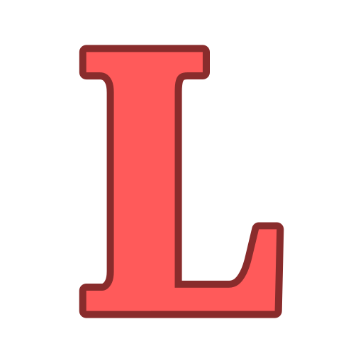 letra l Generic color lineal-color icono