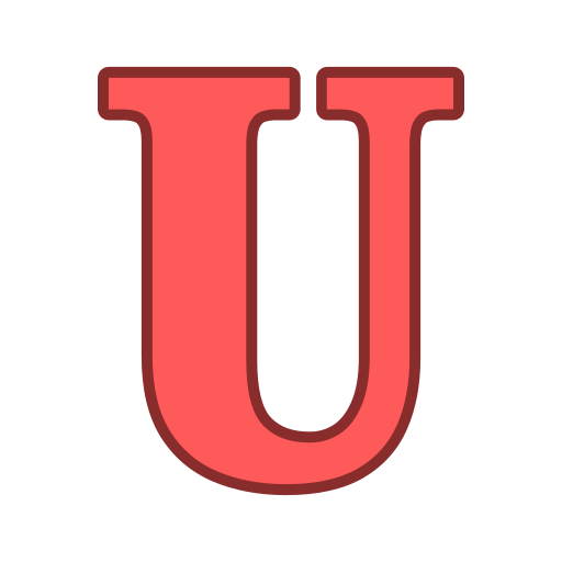 litera u Generic color lineal-color ikona