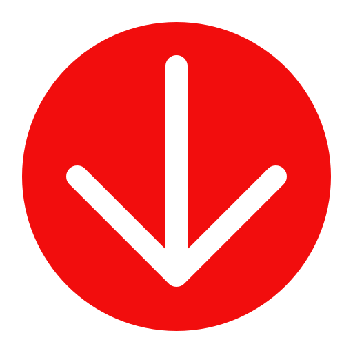 Arrow bottom Generic color fill icon