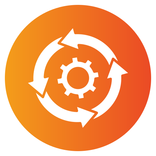 Process Generic gradient fill icon