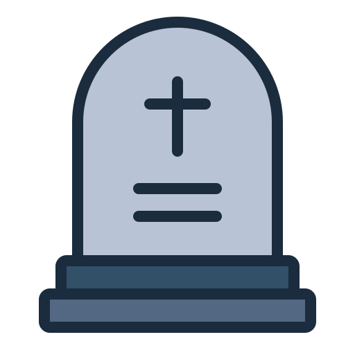 Tomb Generic color lineal-color icon