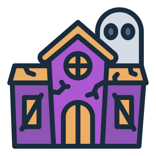 Haunted house Generic color lineal-color icon