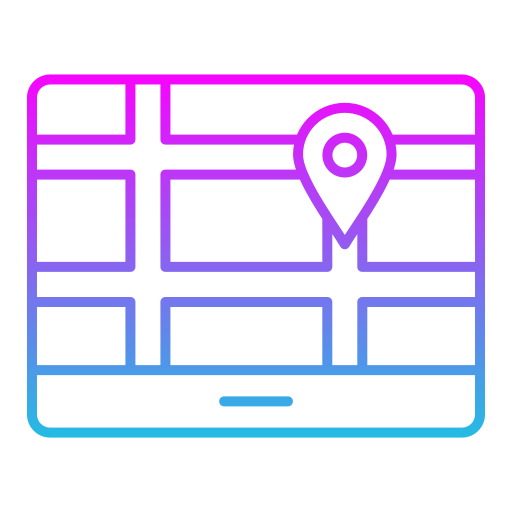 gps Generic gradient outline ikona