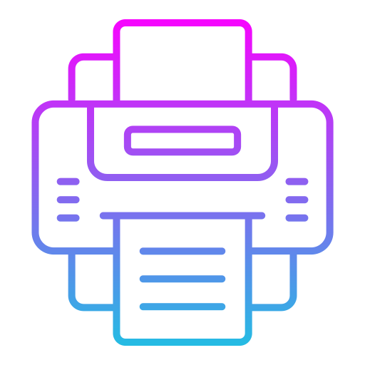 printer Generic gradient outline icoon