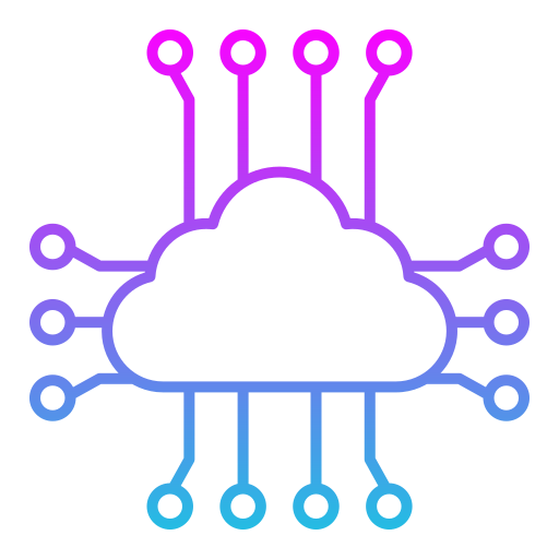 computación en la nube Generic gradient outline icono