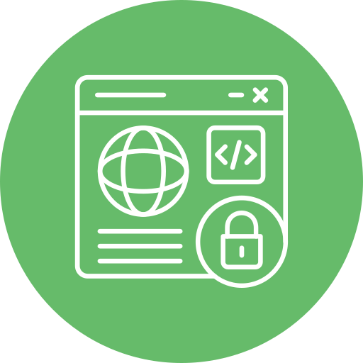 Web security Generic color fill icon