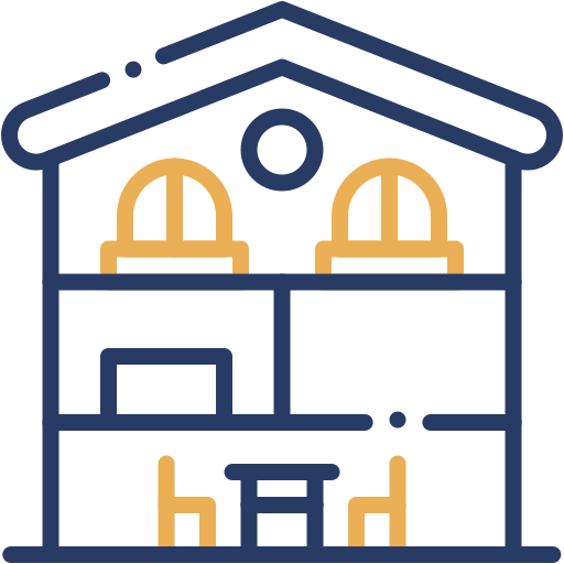 Кукольный дом Generic color outline иконка