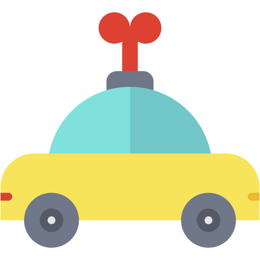 coche de juguete Generic color fill icono