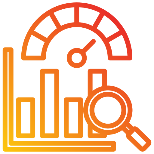 Benchmarking Generic gradient outline icon
