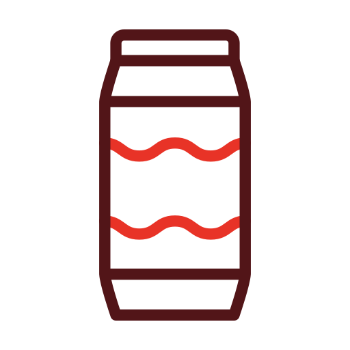 Сода может Generic color outline иконка