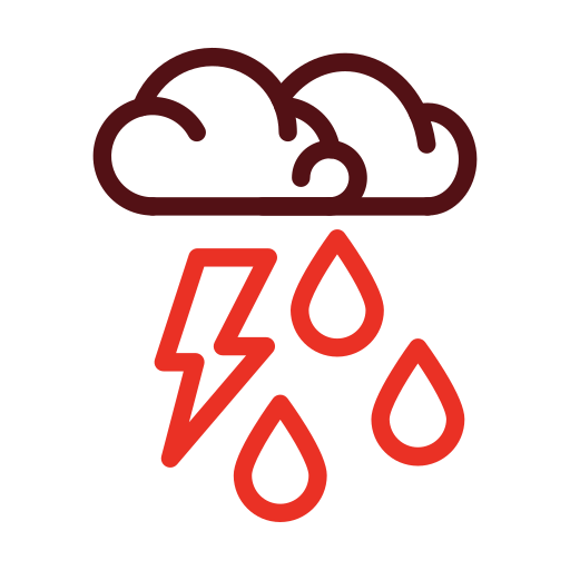 Extreme weather Generic color outline icon