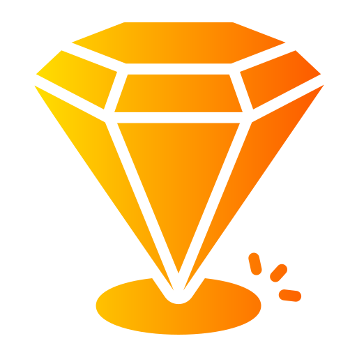 diamant Generic gradient fill icoon