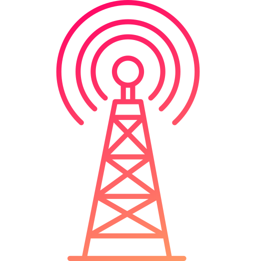 torre radiofonica Generic gradient outline icona