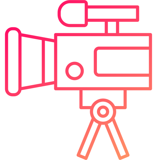 camcorder Generic gradient outline icon