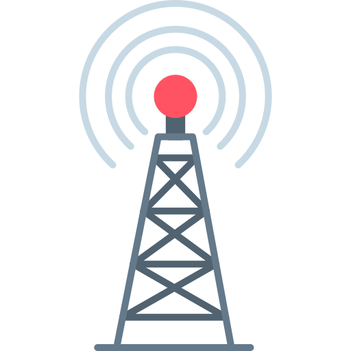 torre de rádio Generic color fill Ícone