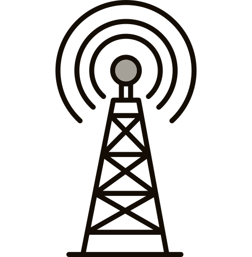 Radio tower Generic color lineal-color icon