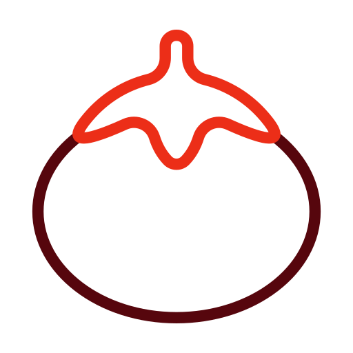 persimmon Generic color outline icon