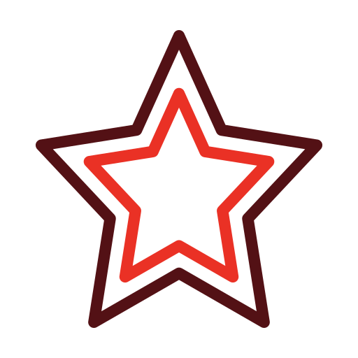 estrela Generic color outline Ícone
