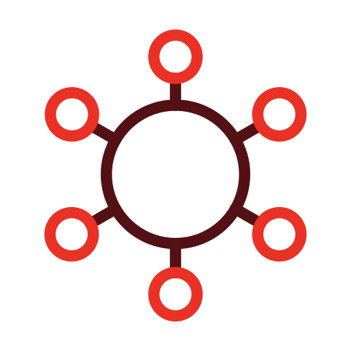 Atoms Generic color outline icon