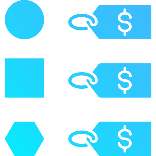 prezzi Generic gradient fill icona