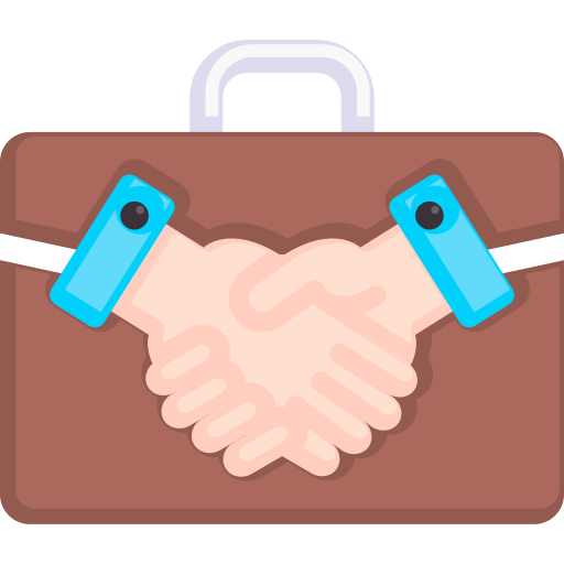 Partnership handshake Generic color fill icon