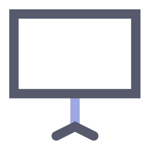 pantalla Generic color outline icono