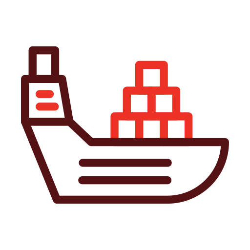 Cargo ship Generic color outline icon