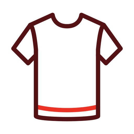 design de camisa Generic color outline Ícone