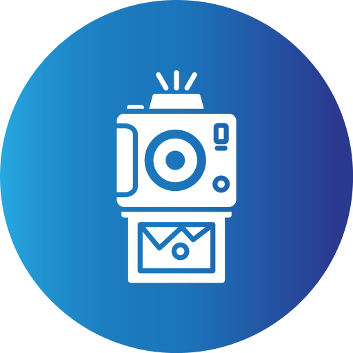 Instant camera Generic gradient fill icon