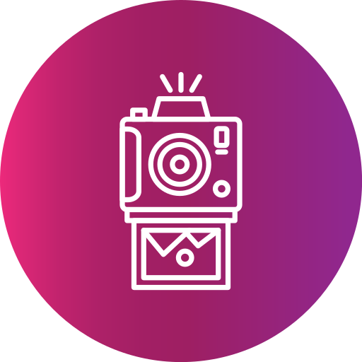 Instant camera Generic gradient fill icon