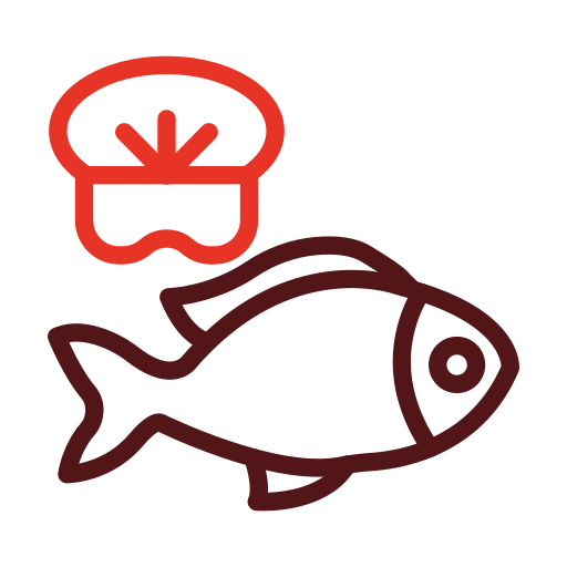 Seafood Generic color outline icon