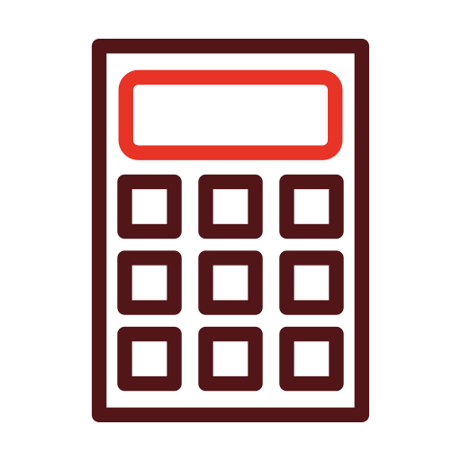 calculadora Generic color outline Ícone