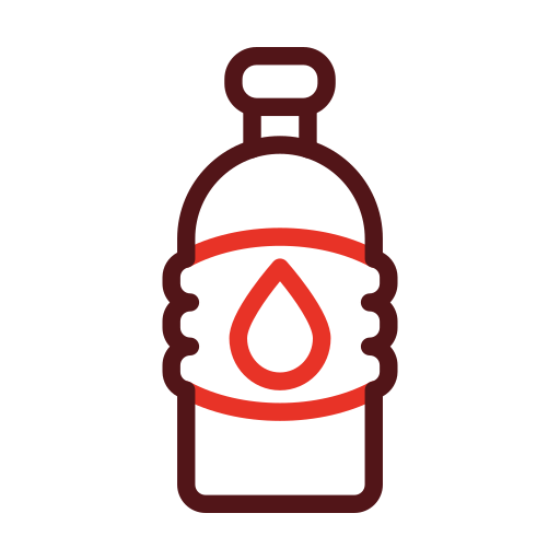 bouteille d'eau Generic color outline Icône