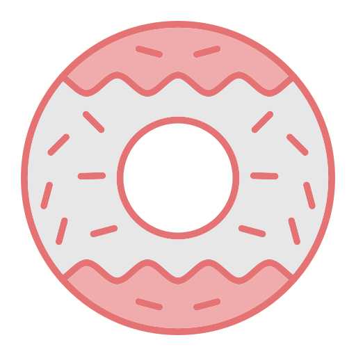 donut Generic color lineal-color icoon