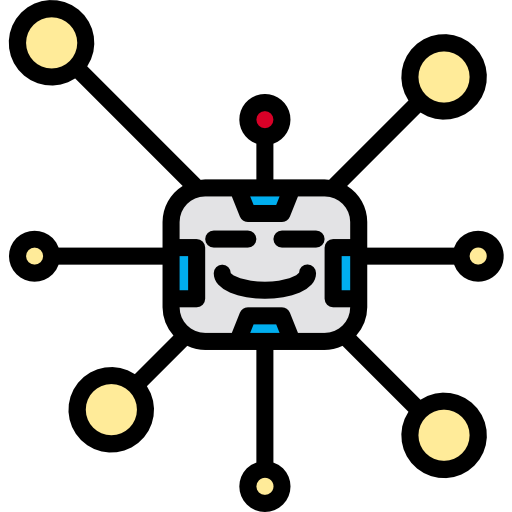 robot Phatplus Lineal Color ikona