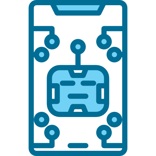 teléfono inteligente Phatplus Blue icono