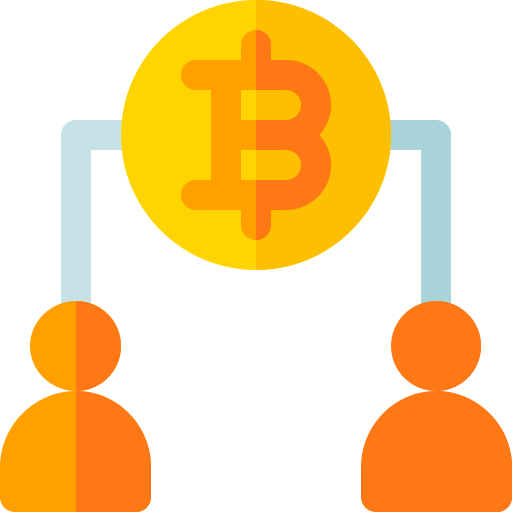 blockchain Basic Rounded Flat ikona