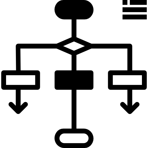 diagramma di flusso Phatplus Solid icona