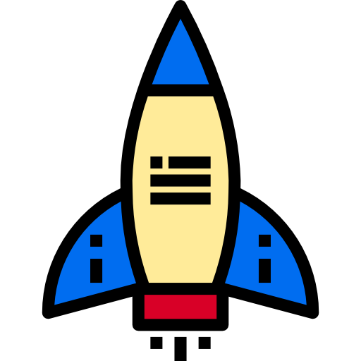 Rocket Phatplus Lineal Color icon