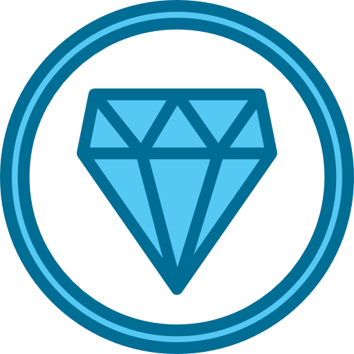 ダイヤモンド Phatplus Blue icon