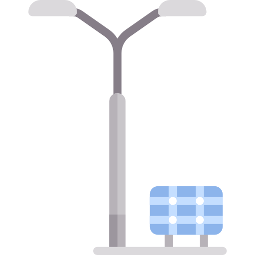 luz de la calle Special Flat icono