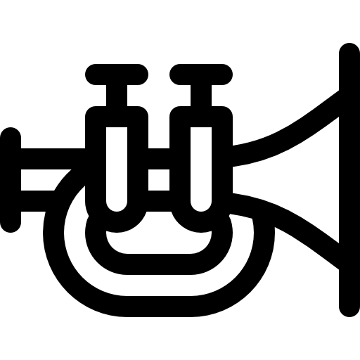 트럼펫 Basic Rounded Lineal icon