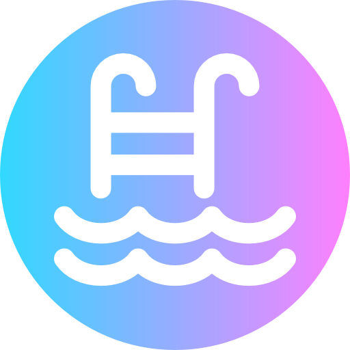 zwembad Super Basic Rounded Circular icoon