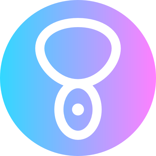 halskette Super Basic Rounded Circular icon