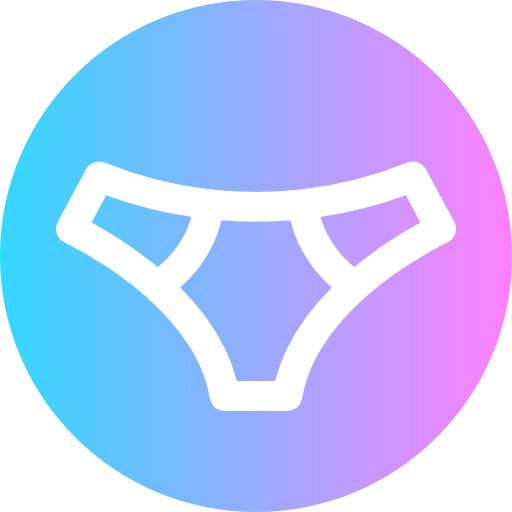 Panties Super Basic Rounded Circular icon