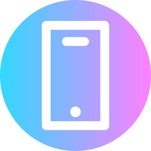 Smartphone Super Basic Rounded Circular icon