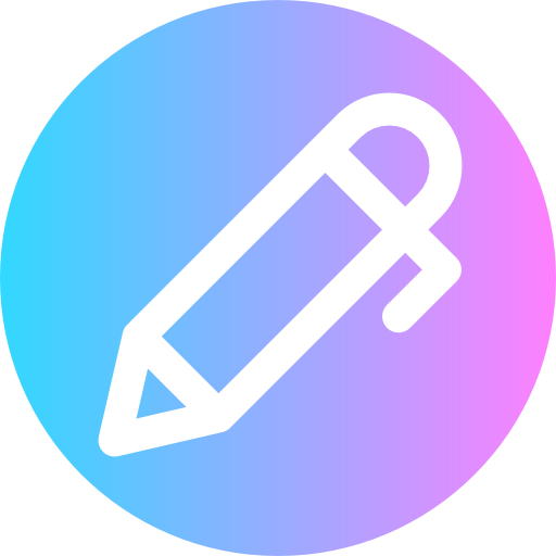Pen Super Basic Rounded Circular icon